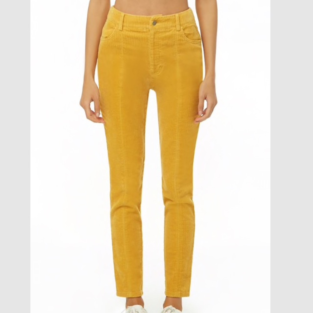 💛Mustard Yellow Corduroy pants 💛